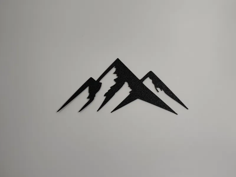 Shattered Ridge – Jagged Mountain Wall Art