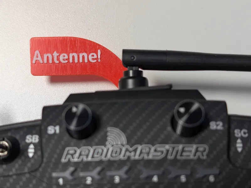 Pre-Flight Safety Reminder for ELRS Module Antenna
