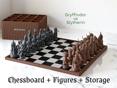 Harry Potter Chess Set - COMPLETE SET