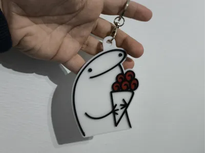 Keychain Palito Flowers