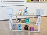 Поставка за фигурки Minecraft Skeleton Display Shelf Kinder Joy