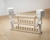 Поставка за фигурки Minecraft Skeleton Display Shelf Kinder Joy