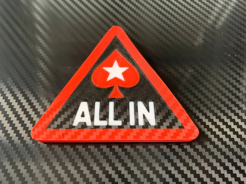 Poker Button "ALL IN" 