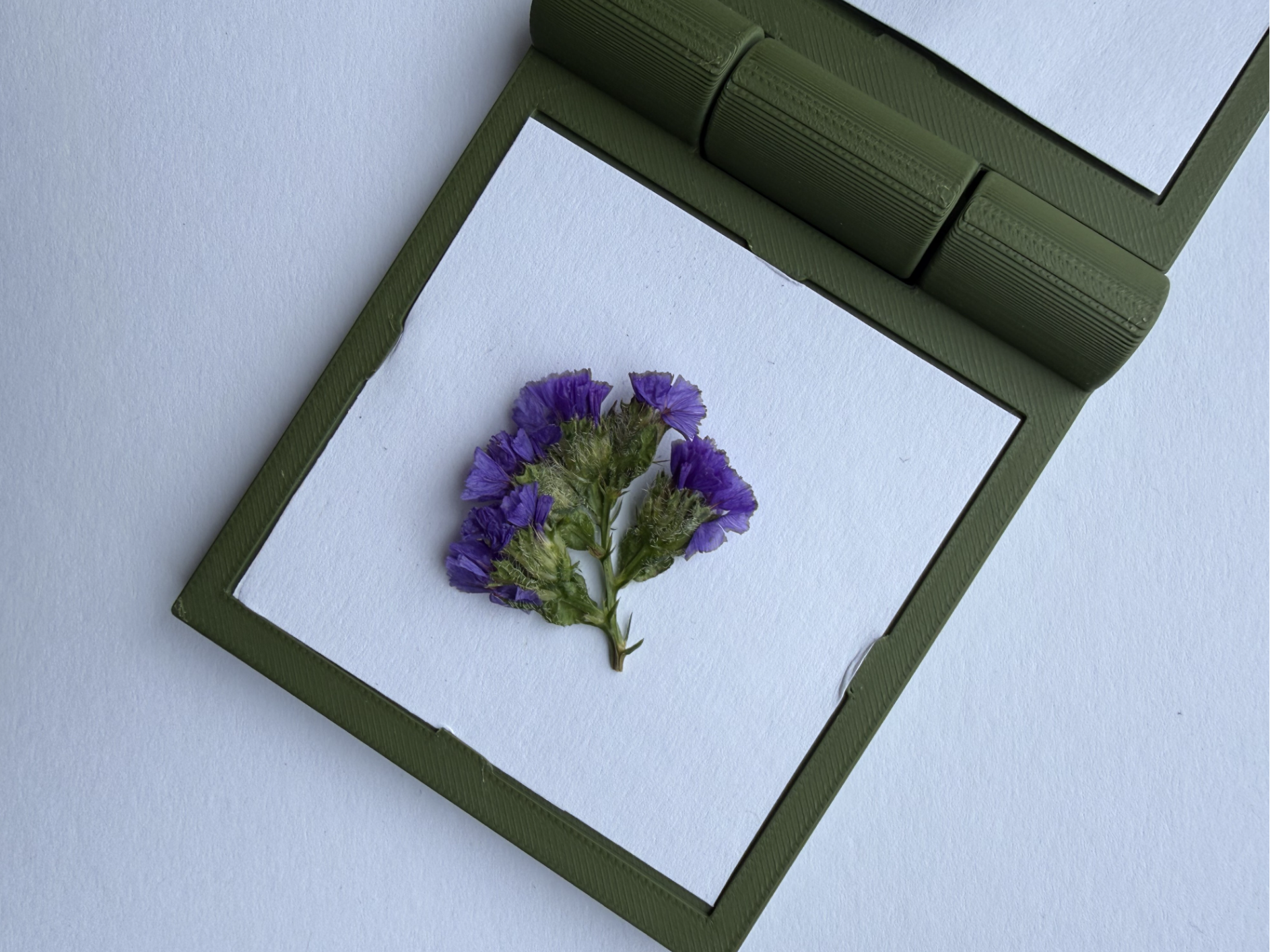 Print in place flower press