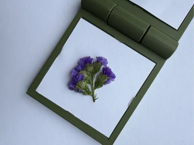 Print in place flower press