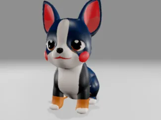cute boston terrier