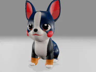 cute boston terrier