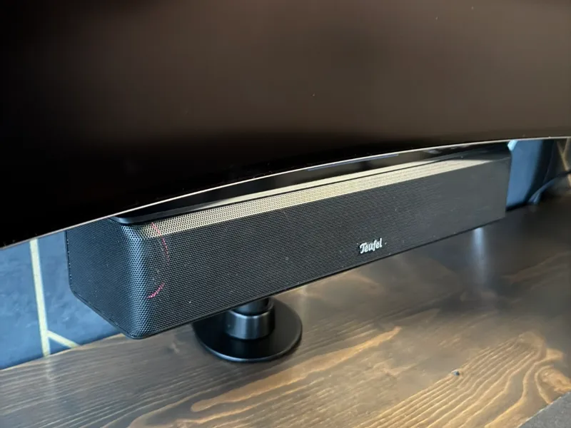 Boxenhalterung für Mini Soundleisten 