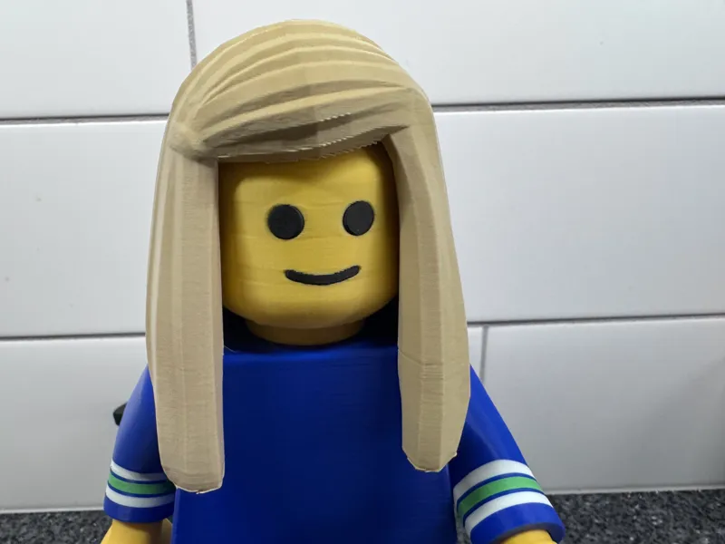 Long Straight Brick hair 
