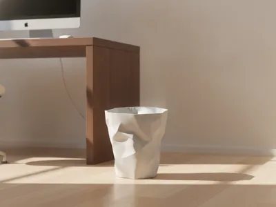 Waste paper basket