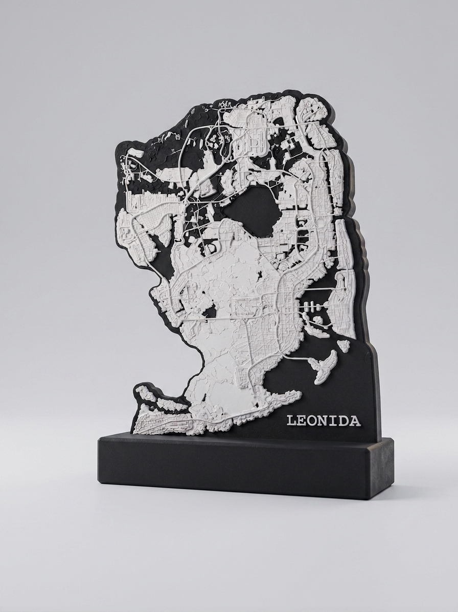 GTA 6 Leonida Map | Desk Decoration GTA VI - 1