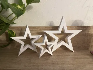 3 stars decoration