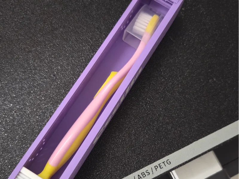 Toothbrush case box with name
