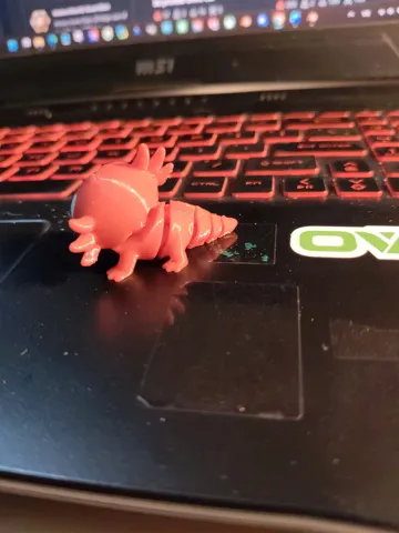 Accesorio para impresora 3D: No AMS Cute Flexi Axolotl — vista de referencia 4