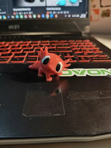 Accesorio para impresora 3D: No AMS Cute Flexi Axolotl — vista de referencia 3