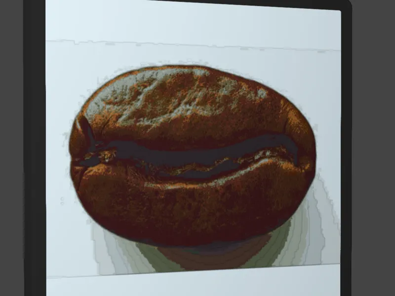 Coffee Bean Multicolor Lithophane