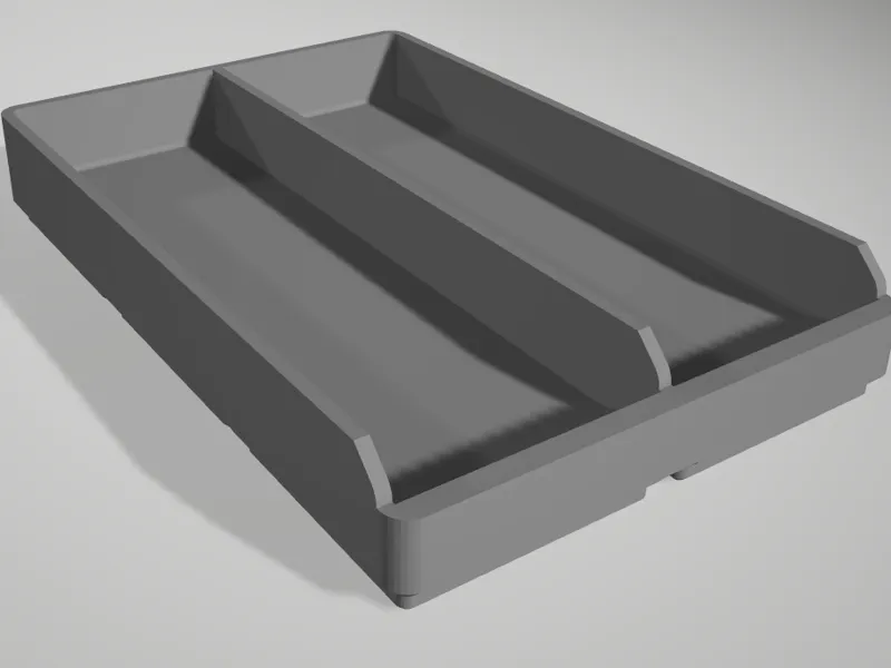 Gridfinity Filament Clip Tray for A1 Mini