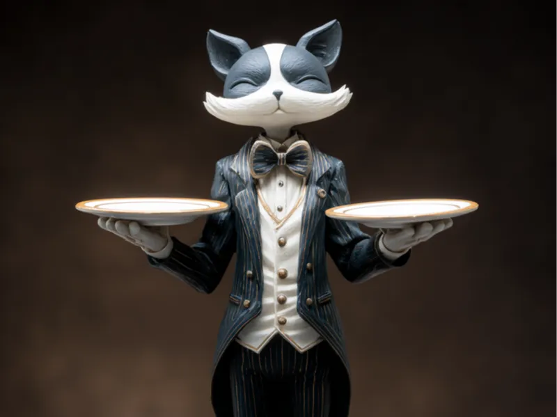Cat butler No1 - rubber holder