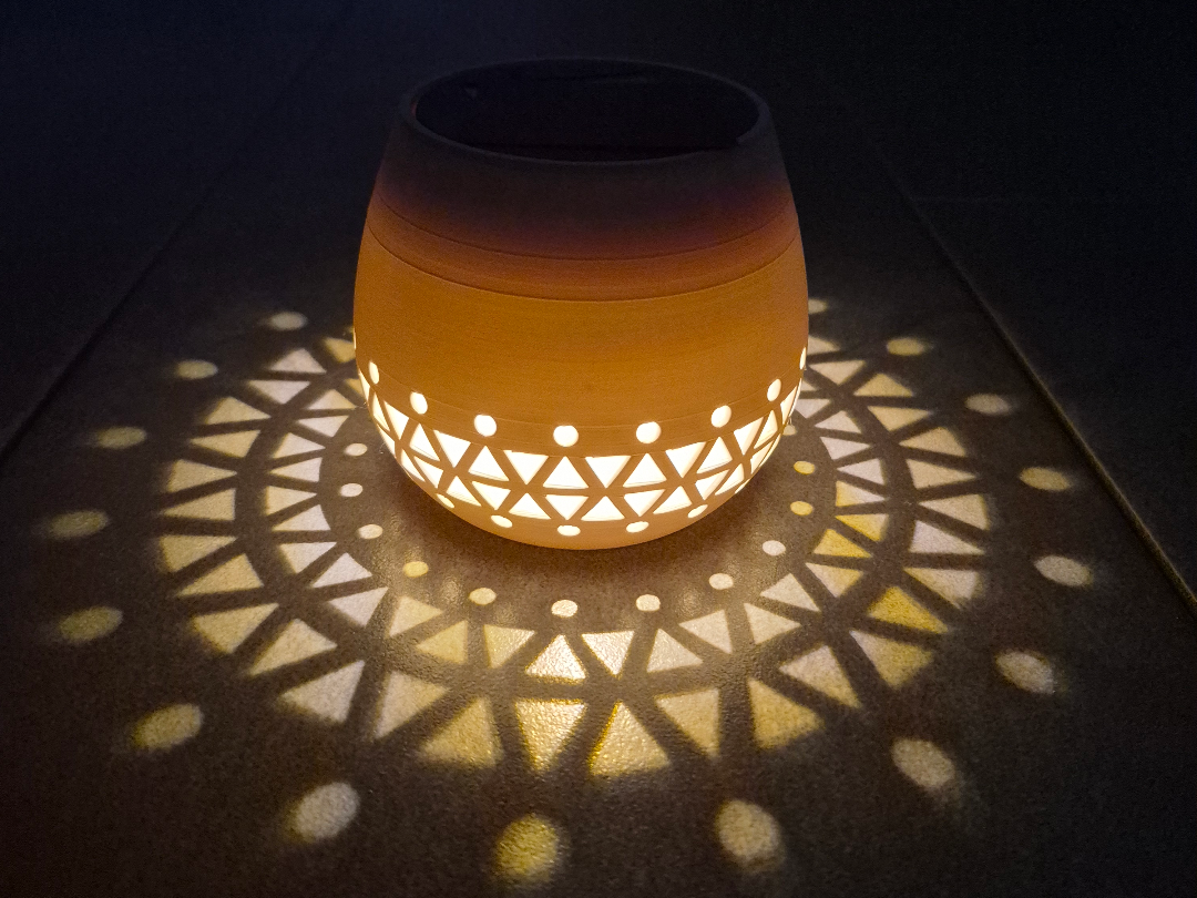 Solar o. LED Windlicht & Lampe - Moroccan Triangle