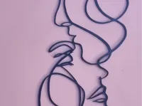 Tableau abstrait « Lui et Elle » — photo 2
