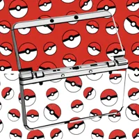 Pokemon Pokeball Top & Bottom faceplates N3DS