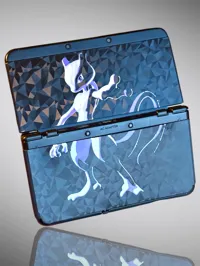 Mewtwo Option 1 & 2 - NEW3ds - Top & Bottom Cover plates