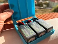 3x OVONIC 850mAh 4S Battery Case - XT30 (PiP) PETG