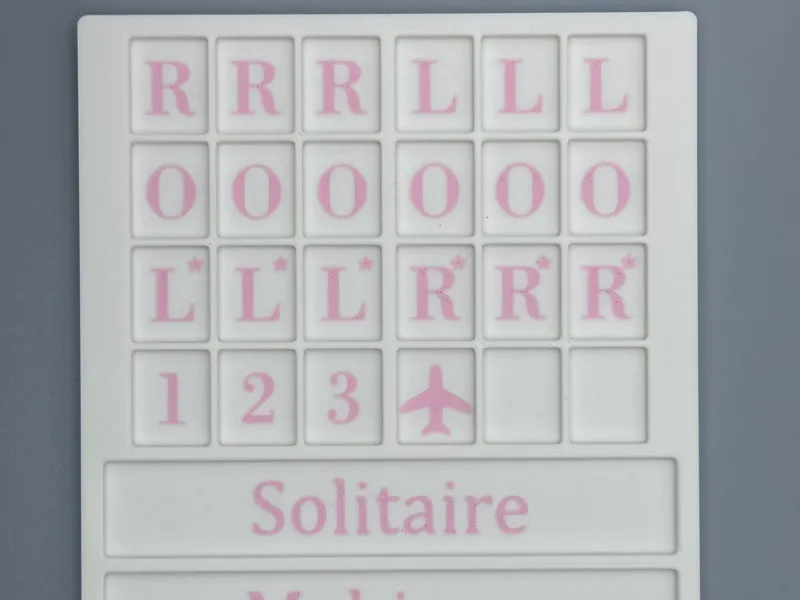 Medium Mahjong Solitaire Board with Rack