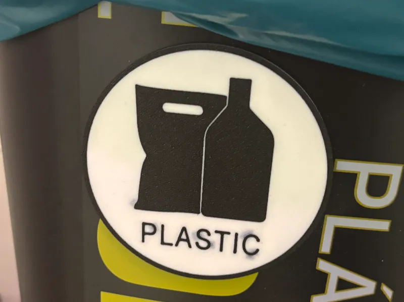 Recycling Bin Labels (5-Pack) 