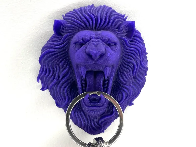 King lion wall keychain organizer