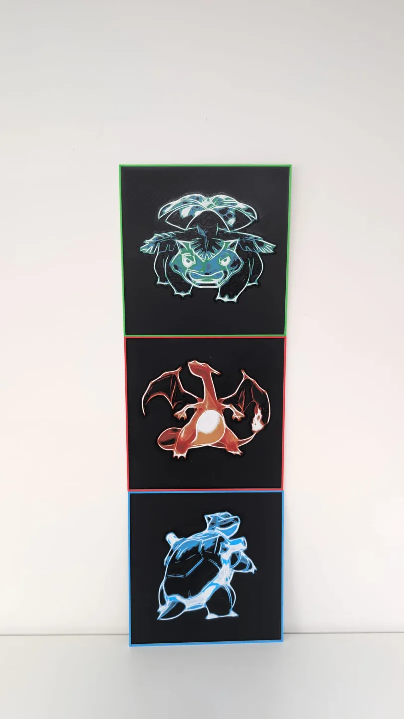 HueForge - Charizard Art - Free 3D Print Model - MakerWorld