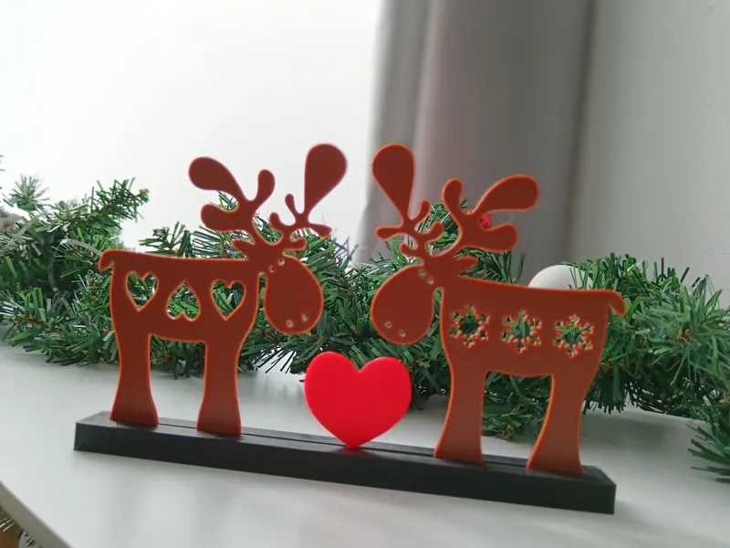 Reindeer in love