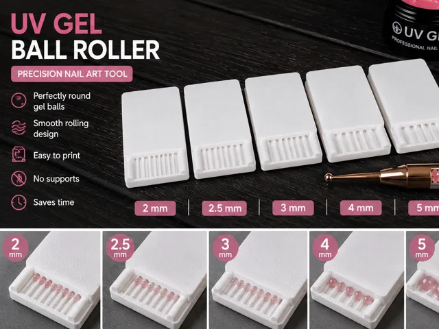 4 mm UV Gel Ball Roller Nail Art Tool | Easy Print