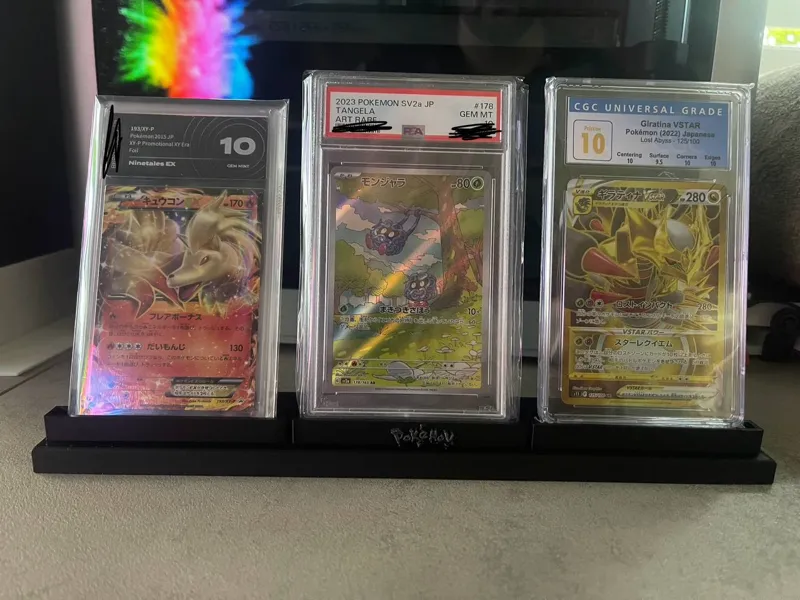 espositore pokemon gradate psa-air grading-cgc