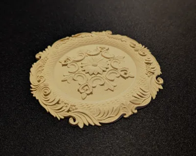 Decorative Round Relief Molding by Wile E. 3D MakerWorld: Download Free ...