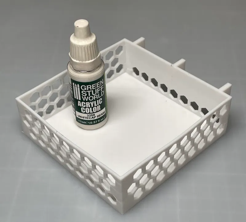 Square container for Ikea Skadis