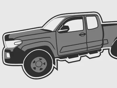 toyota tacoma hanging lightbox