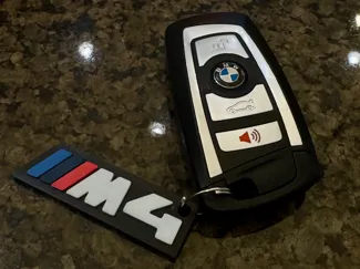 BMW M4 Logo Keychain