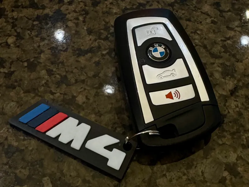 BMW M4 Logo Keychain