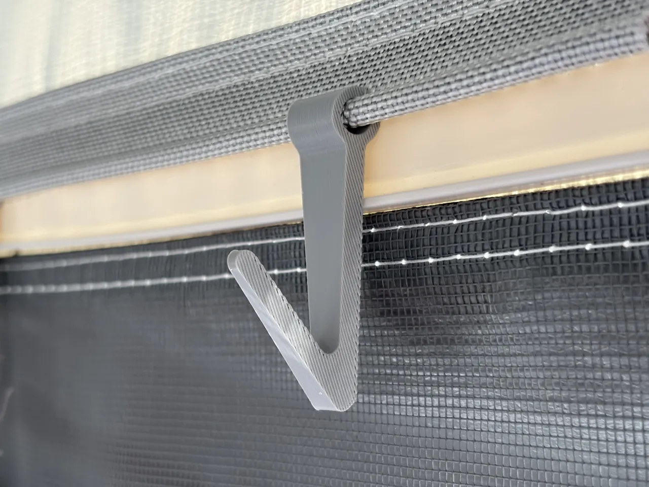 6mm Awning Bead Hook ⧸ Sturdy Slide On view 2