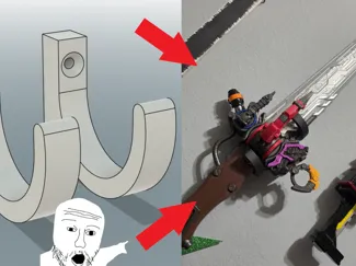 Generic Wall Hook / Sword Holder