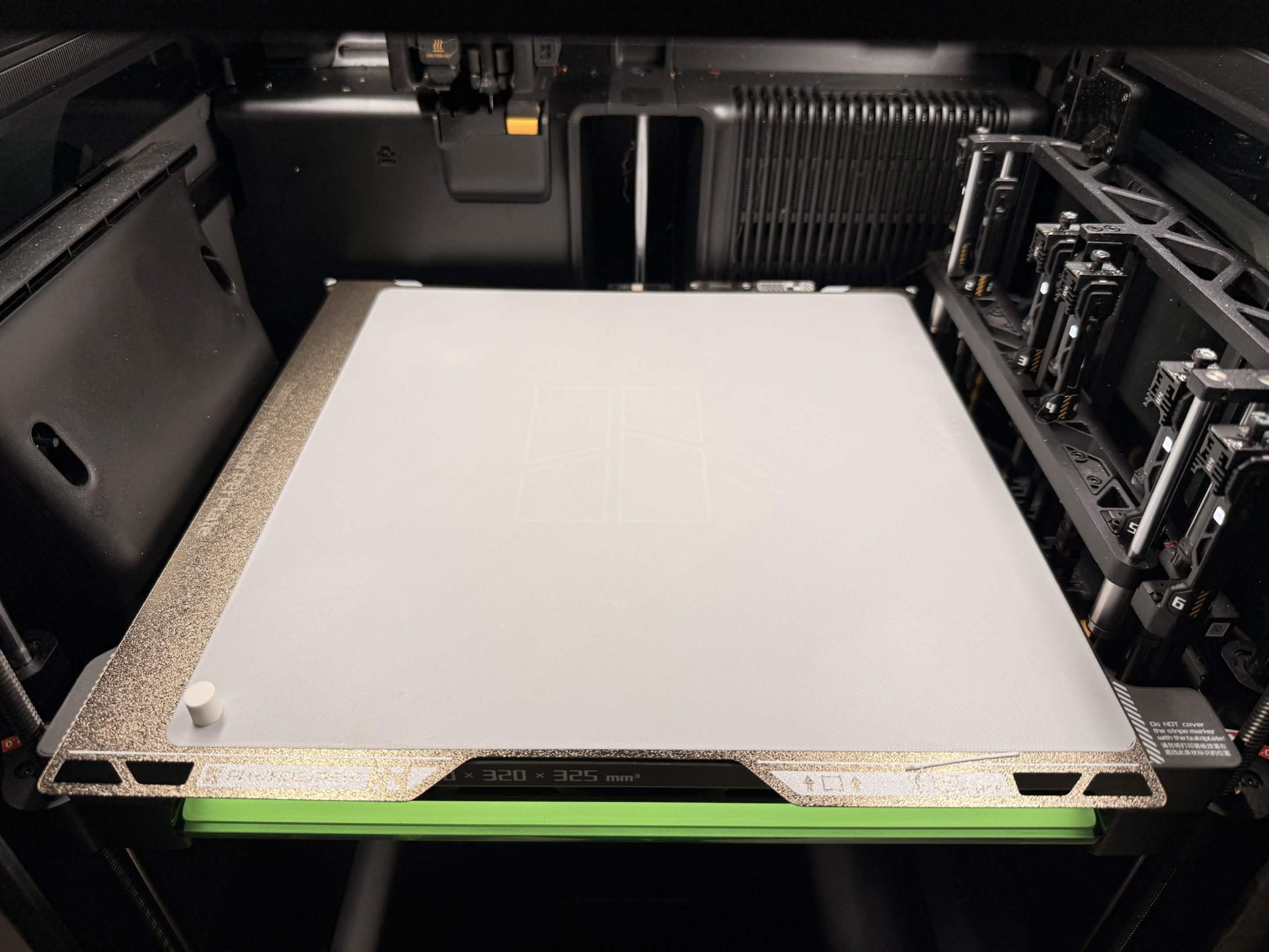 H2C Druckbett Reinigungsschicht/First Layer Test