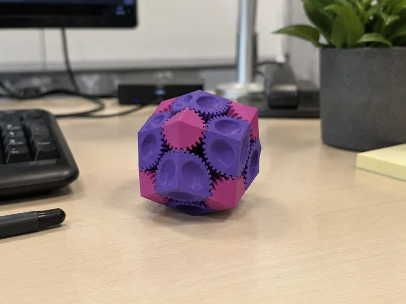 Mechanical Gear Sphere Puzzle