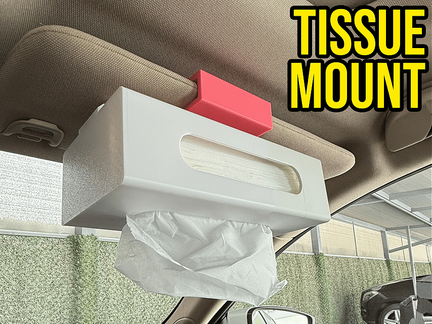 Detachable Car Sun Visor Tissue Mount (PIP)