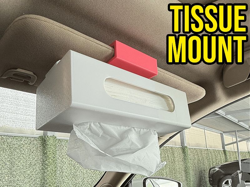 Detachable Car Sun Visor Tissue Mount (PIP)