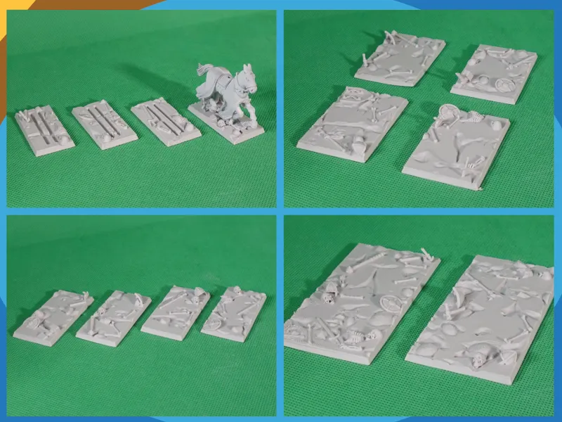 Ancient Battlefield, 28mm bases, Rectangle