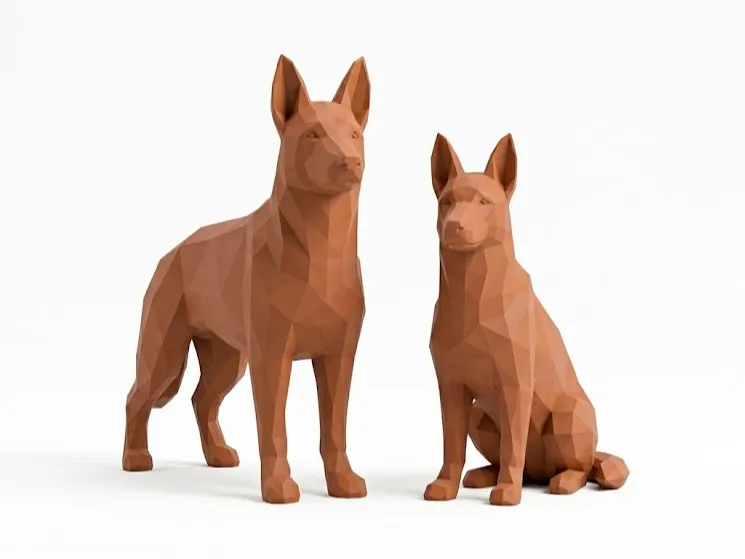 Low-Poly Dogs