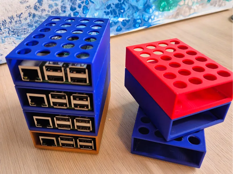 Modular Raspberry Pi Storage Shelfs