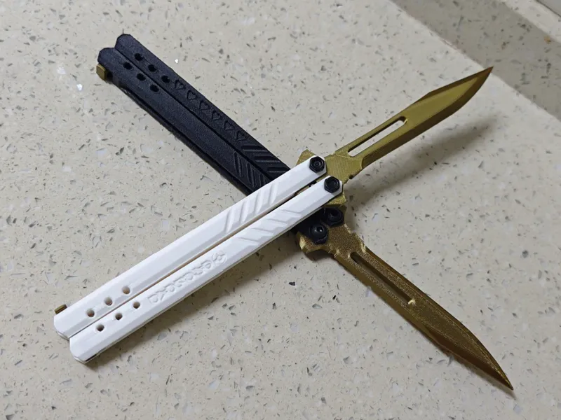 Balisong (cyberpunk style with Arasaka logo)