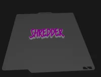 Shredder nameplate
